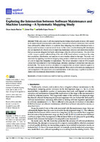  Exploring the Intersection between Software Maintenance and Machine Learning—A Systematic Mapping Study 