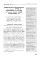 Complicaciones cardiovasculares en pacientes COVID-19 hospitalizados en Unidades de Pacientes Críticos en Chile. Registro COVICAR
