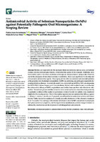 Antimicrobial Activity of Selenium Nanoparticles (SeNPs) against Potentially Pathogenic Oral Microorganisms: A Scoping Review