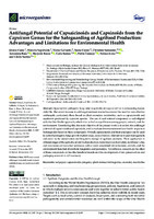      Antifungal Potential of Capsaicinoids and Capsinoids from the Capsicum Genus for the Safeguarding of Agrifood Production: Advantages and Limitations for Environmental Health 