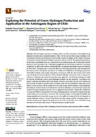 Exploring the Potential of Green Hydrogen Production and Application in the Antofagasta Region of Chile