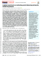 A global experiment on motivating social distancing during the COVID-19 pandemic