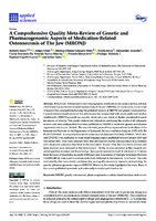 A Comprehensive Quality Meta-Review of Genetic and Pharmacogenomic Aspects of Medication-Related Osteonecrosis of The Jaw (MRONJ)