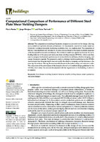  Computational Comparison of Performance of Different Steel Plate Shear Yielding Dampers 